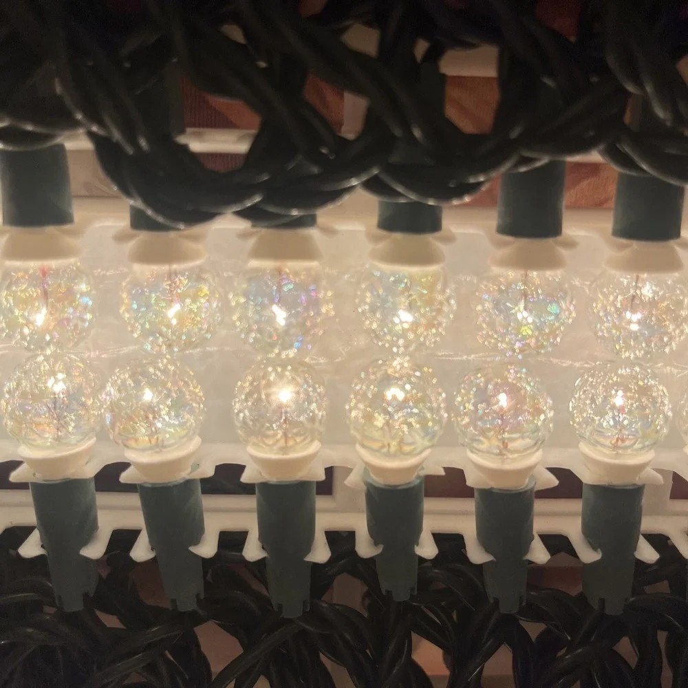 Holiday Highlights 70 Jewel Lights Indoor/Outdoor Christmas Clear NEW RARE